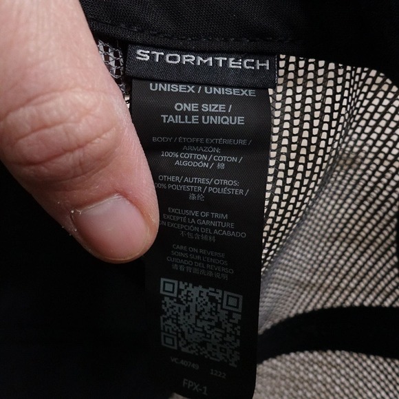 NEW! STROMTECH ONE SIZE GRAY ADJUSTABLE SNAPBACK MESH BASEBALL HAT CAP - Picture 9 of 9